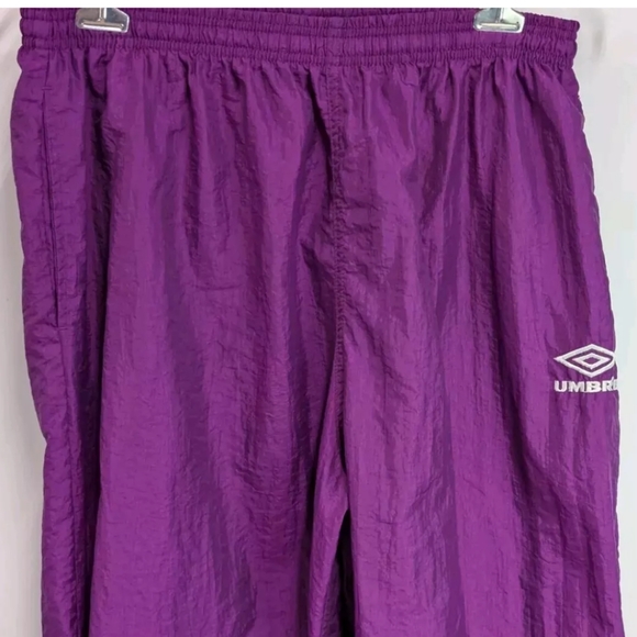 Vintage Umbro Warm Up Pants, Umbro Athletic Pants, Purple XXL - Picture 3 of 11